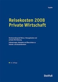 Abbildung von: Reisekosten 2008 Private Wirtschaft - Stollfuß