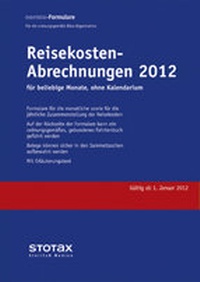 Abbildung von: Reisekosten - Abrechnungen 2012 ohne Kalendarium - Stollfuß