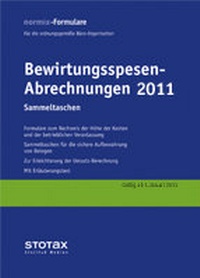 Abbildung von: Bewirtungsspesen - Abrechnungen 2011 - Stollfuß