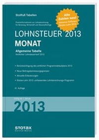 Abbildung von: Lohnsteuer 2013 Monat - Stollfuß