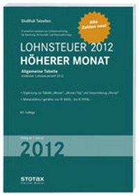 Abbildung von: Lohnsteuer 2012 Höherer Monat - Stollfuß