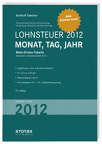Abbildung von: Lohnsteuer 2012 Monat + Tag + Jahr, Mehr-Kinder - Stollfuß