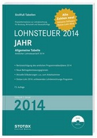 Abbildung von: Tabelle, Lohnsteuer 2014 Jahr - Stollfuß