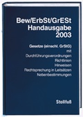 Cover: Bew/ErbSt/GrESt Handausgabe 2003 - Stollfu&szlig;