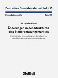 Abbildung von: Änderungen in den Strukturen des Steuerberatungsmarktes - Stollfuß