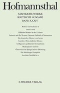 Cover: Reden und Aufs&auml;tze 3 - S. Fischer