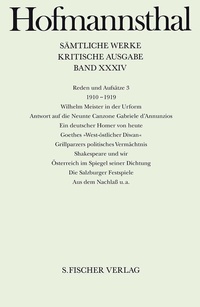 Abbildung von: Reden und Aufsätze 3 - S. Fischer