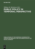 Cover: Public policy in temporal perspective - De Gruyter Mouton