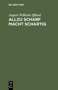 Cover: Allzu scharf macht schartig - De Gruyter