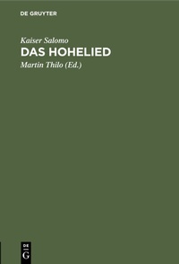 Abbildung von: Das Hohelied - De Gruyter