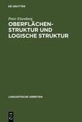 Cover: Oberfl&auml;chenstruktur und logische Struktur - De Gruyter
