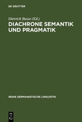 Cover: Diachrone Semantik und Pragmatik - De Gruyter
