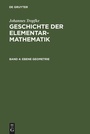 Cover: Ebene Geometrie - De Gruyter