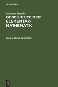 Cover: Ebene Geometrie - De Gruyter