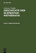 Cover: Ebene Geometrie - De Gruyter