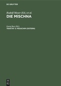 Cover: Pesachim (Ostern) - De Gruyter