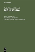 Cover: Baba batra ("Letzte Pforte" der Civilrechts) - De Gruyter