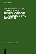 Cover: Universale phonologische Strukturen und Prozesse - De Gruyter