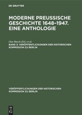 Cover: Moderne preu&szlig;ische Geschichte 1648-1947. Eine Anthologie. Band 3 - De Gruyter