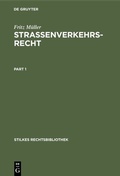 Cover: Strassenverkehrsrecht - De Gruyter