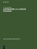Cover: Apprendre la langue Rwanda - De Gruyter Mouton