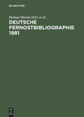 Cover: Deutsche Fernostbibliographie 1981 - De Gruyter Saur