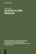 Cover: Wurzeln der Medizin - De Gruyter