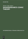 Cover: Shakespeare's comic theory - De Gruyter Mouton