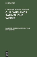 Cover: Das Hexameron von Rosenhain - De Gruyter