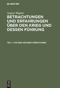 Cover: Von den gro&szlig;en Operationen - De Gruyter