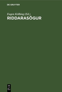 Abbildung von: Riddarasögur - De Gruyter