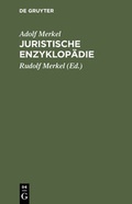 Cover: Juristische Enzyklop&auml;die - De Gruyter