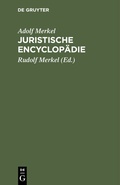 Cover: Juristische Encyclop&auml;die - De Gruyter