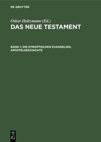 Abbildung von: Die synoptischen Evangelien, Apostelgeschichte - De Gruyter