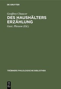 Cover: Des Haush&auml;lters Erz&auml;hlung - De Gruyter