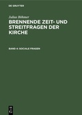 Cover: Sociale Fragen - De Gruyter