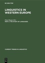 Cover: The study of languages - De Gruyter Mouton