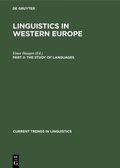 Cover: The study of languages - De Gruyter Mouton