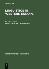 Enlarge image Cover: The study of languages - De Gruyter Mouton