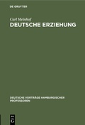 Cover: Deutsche Erziehung - De Gruyter