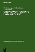 Cover: Grundwortschatz und Ideolekt - De Gruyter