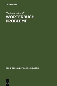 Abbildung von: Wörterbuchprobleme - De Gruyter