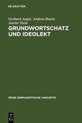 Cover: Grundwortschatz und Ideolekt - De Gruyter
