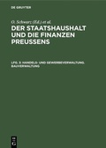 Cover: Handels- und Gewerbeverwaltung. Bauverwaltung - De Gruyter