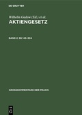 Cover: Aktiengesetz / &sect;&sect; 145-304 - De Gruyter