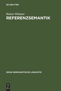 Cover: Referenzsemantik - De Gruyter