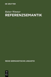 Enlarge image Cover: Referenzsemantik - De Gruyter