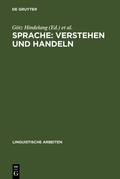Cover: Sprache: Verstehen und Handeln - De Gruyter
