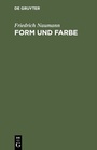 Cover: Form und Farbe - De Gruyter