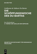Cover: Themen und Quellen der Sepmaine - De Gruyter